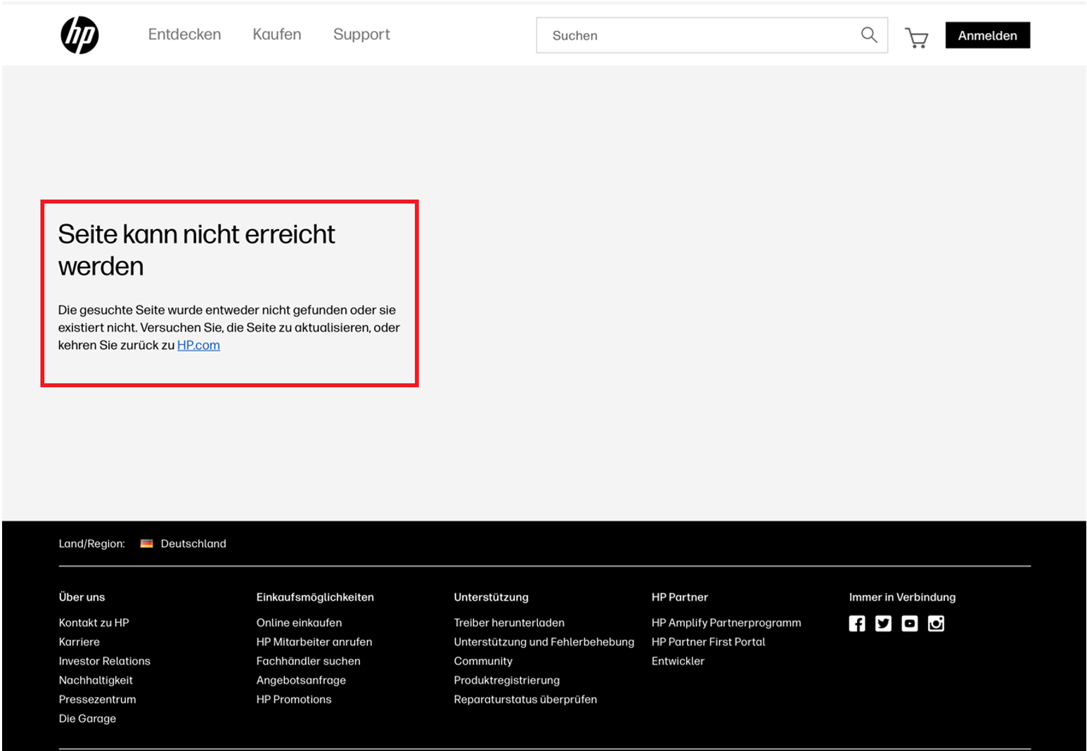 Alle Links zu den jeweiligen Produkten führen also auf 404-Fehlerseiten. Somit ist der Kauf nicht möglich. Mit automatischen Technik-Checks und Alerts, die direkt an die Entwickler gesendet werden, kann so etwas verhindert werden.