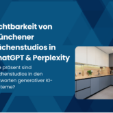 Sichtbarkeit von Küchenstudio Anbieter in ChatGPT & Perplexity - wie präsent sind Anbieter für Küchenstudios in München