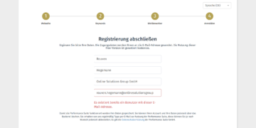 Fehlermeldung 