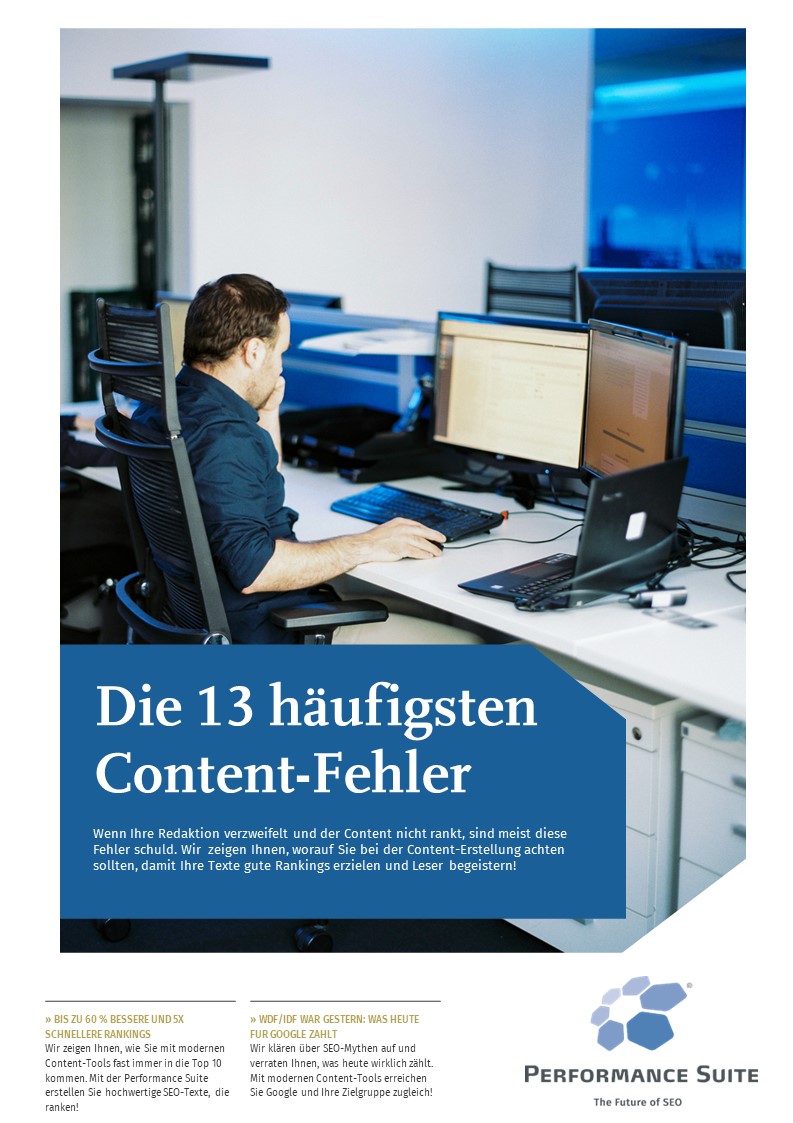 Ebook: Die häufigsten Content-Fehler