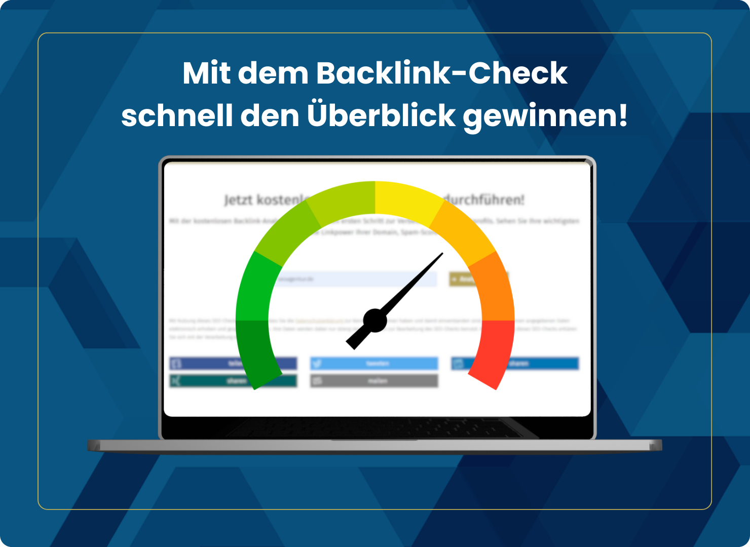 Der Backlink-Check gibt einen schnellen Überblick zu Ihrem Linkprofil.