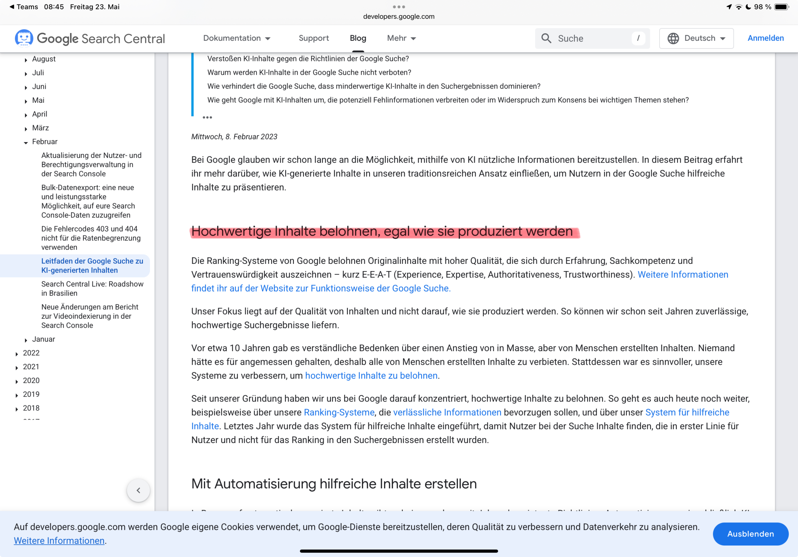 leitfaden-google-ki-texte Leitfaden Google KI-Texte