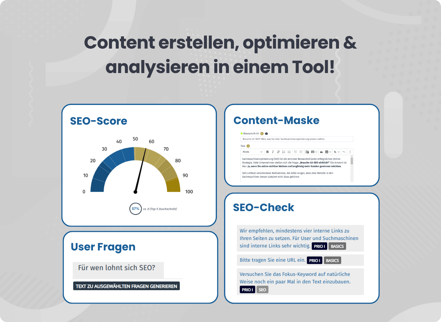 Das Content Tool für SEO