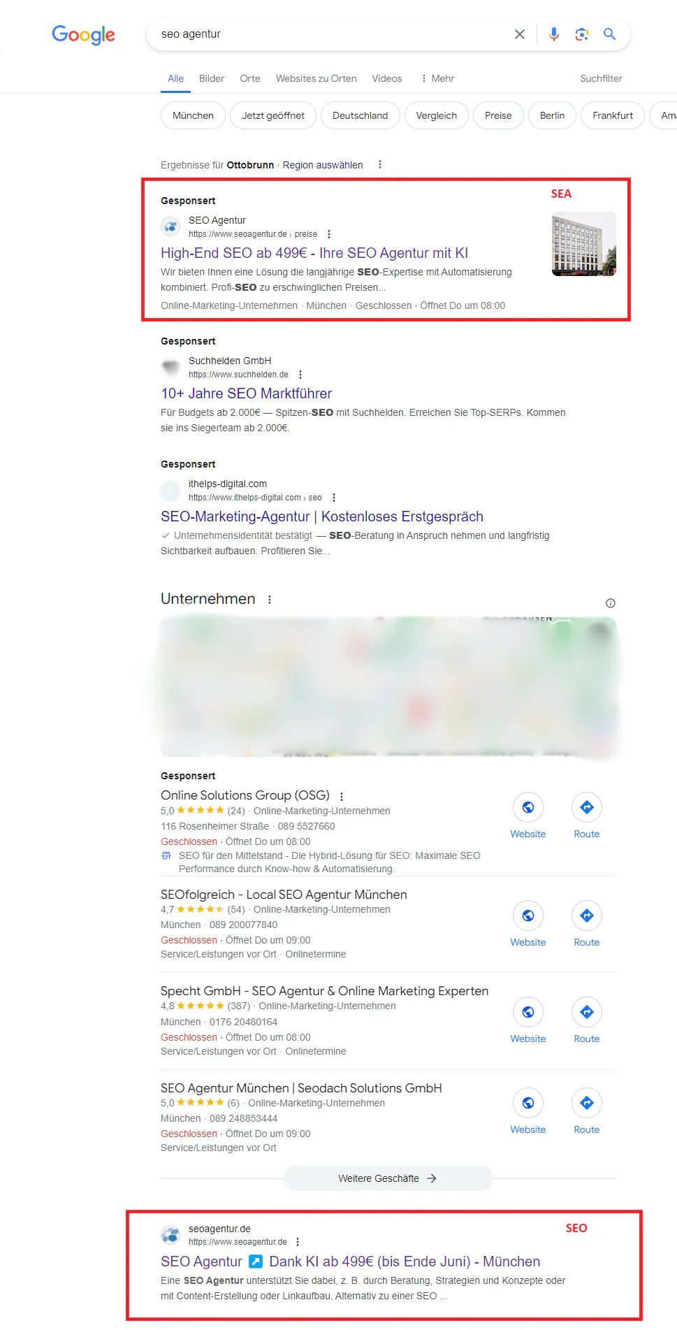 SEO Beispiel OSG