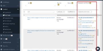 SEO-Rankings mit Trend